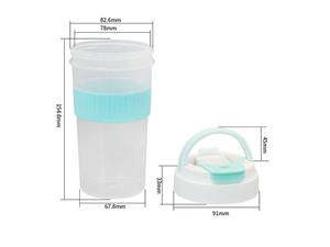 Переносной стакан для воды и напитков с крышкой с IML этикеткой 500 мл, CX109