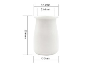 Пластиковая бутылочка для йогурта с IML этикеткой 60 мл, CX006D